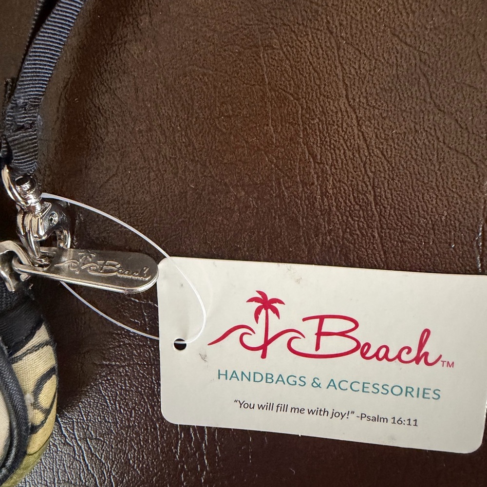 BEACH 🌊 Handbags Neoprene "Scuba" Hand Bag – Vibrant Hawaii Palms Flowers - Picture 8 of 9
